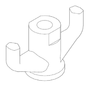 15mm Wing Nut (2 arm) image
