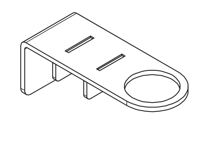 Handrail Bracket Toeboard Clamp Double image