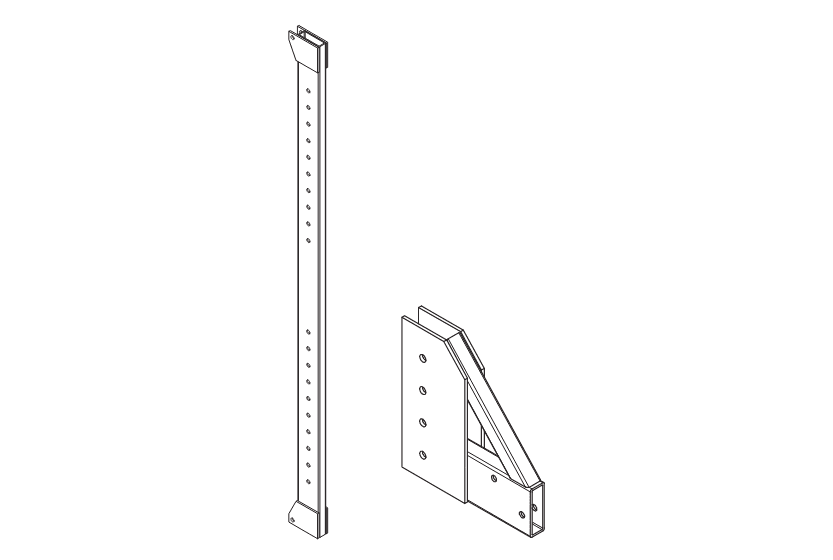 Adjustable Hanging Hook and Vertical Hanging Brace image